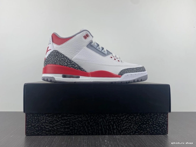 Cheap DN3707-160 Fire Jordan 3 OG Air Red 0805